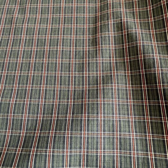 Brooks Brothers Men’s Casual Cotton Button Down Shirt Plaid Army Green Size XXL - Picture 5 of 10